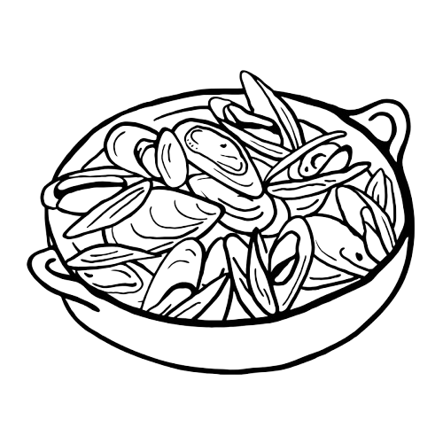 Green Shell Mussels 